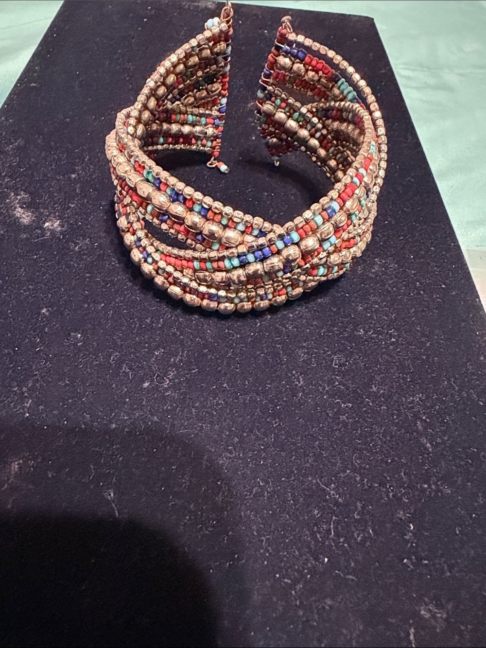 Multicolor Seed Bead Wrap Bracelet - Women Jewelry